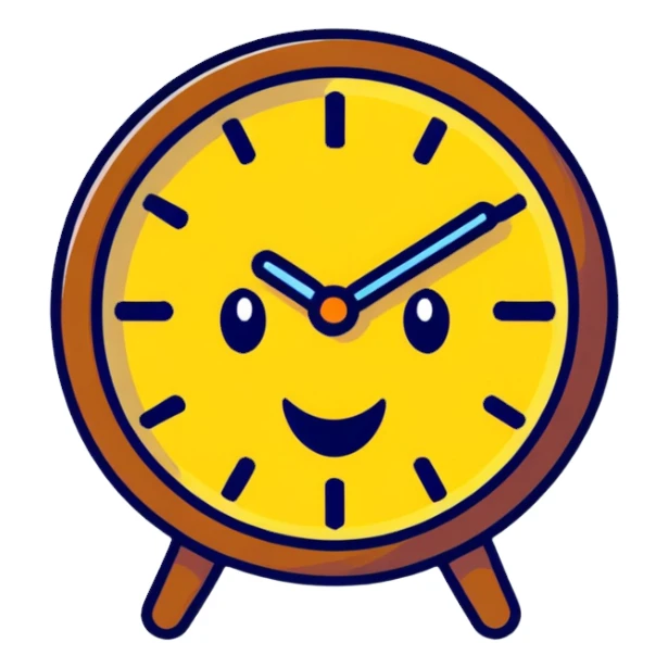 checking the time emoji sticker