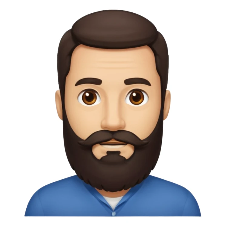 Longer beard. Only the beard, no face sticker