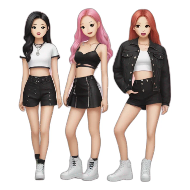 Blackpink groupe K-pop sticker