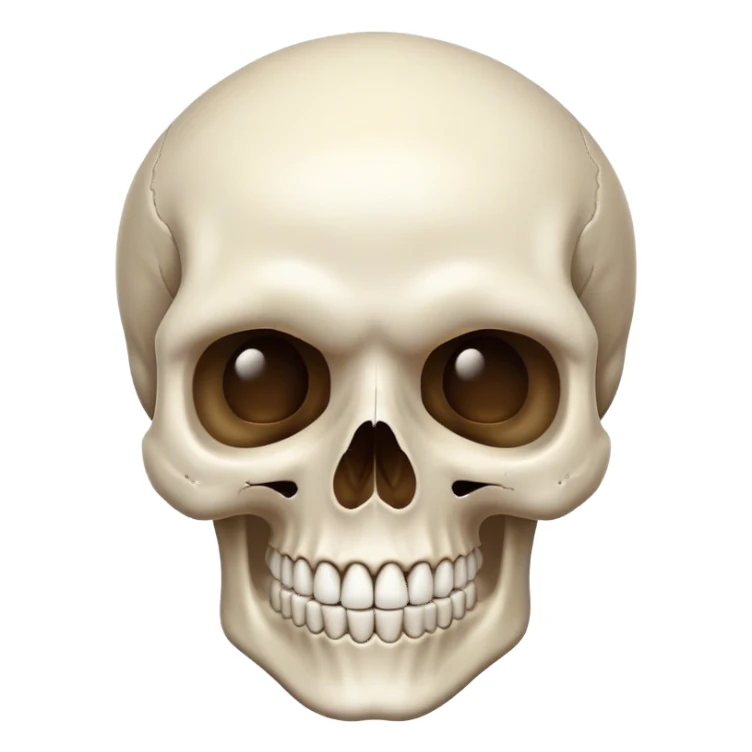 Skull smiling  sticker