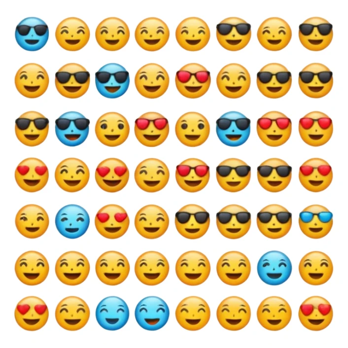 Announcement emojis sticker