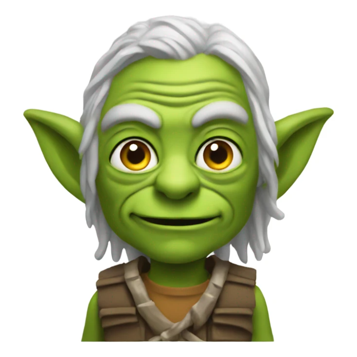 goblin building legos sticker