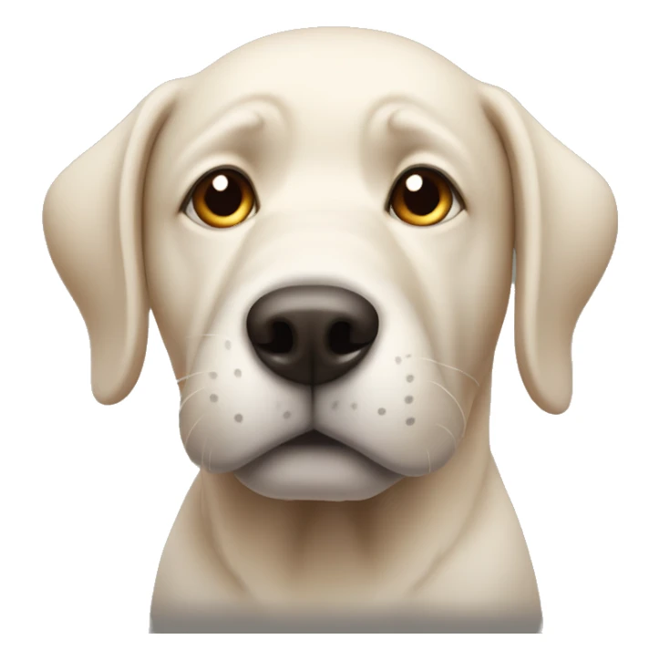 Dog giving a side eye sticker