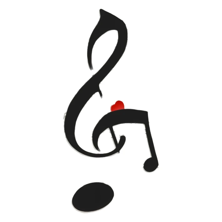 Sydney written in music notes on music sheet sticker