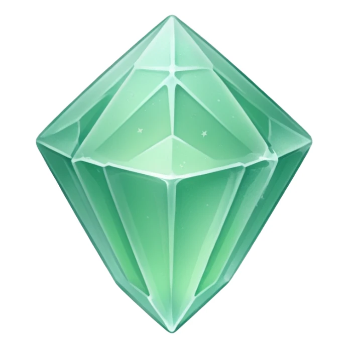 green ice frosted shield sticker