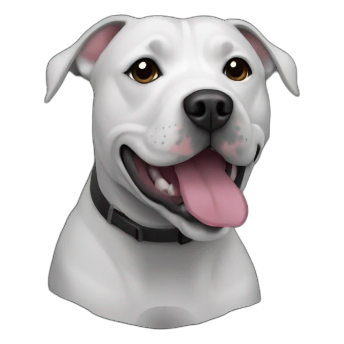 Staffie noir sticker