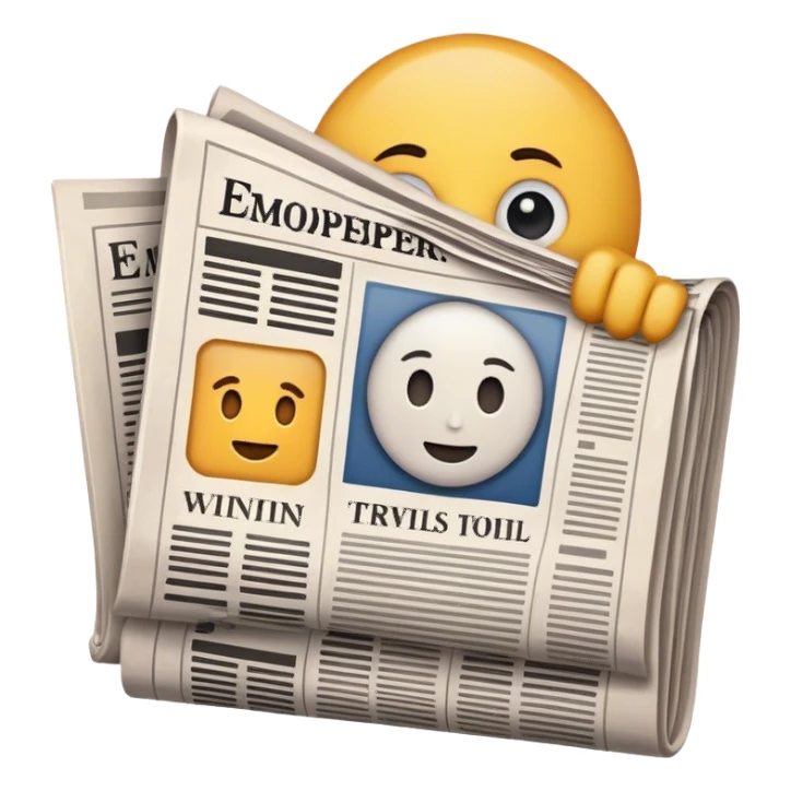 newspapper sticker