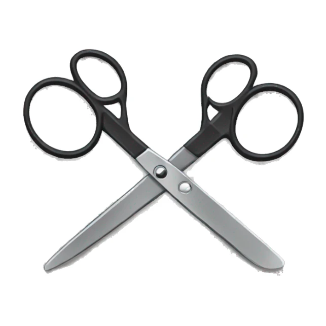 Scissors hand  sticker