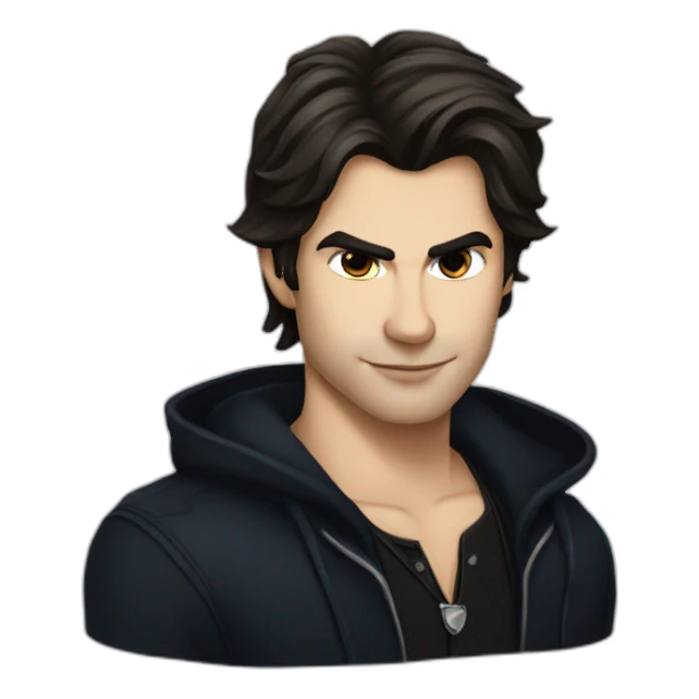 Damon vampire diaries sticker