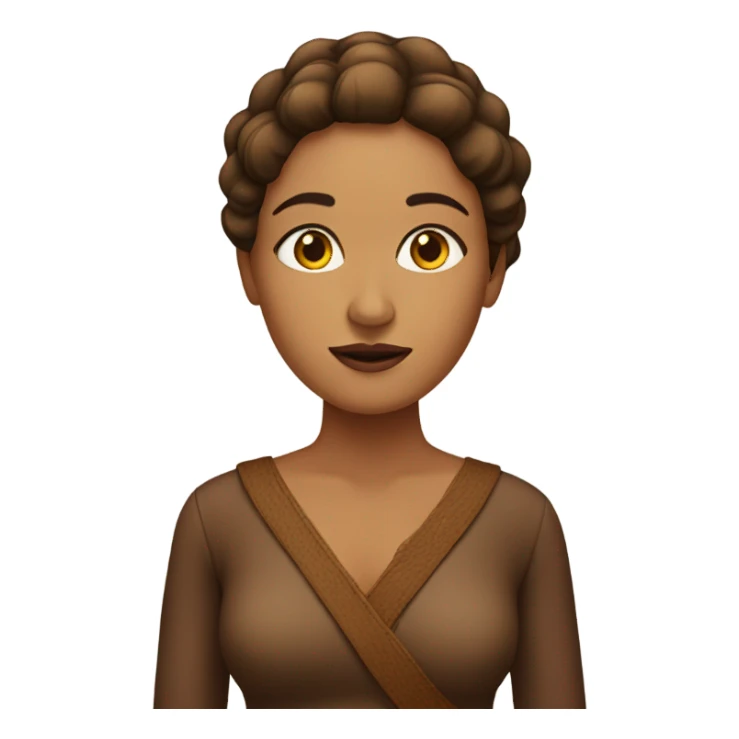 Mujer de piel canela sticker