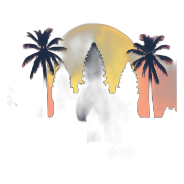 Angkor watt cambiéis sunset sticker