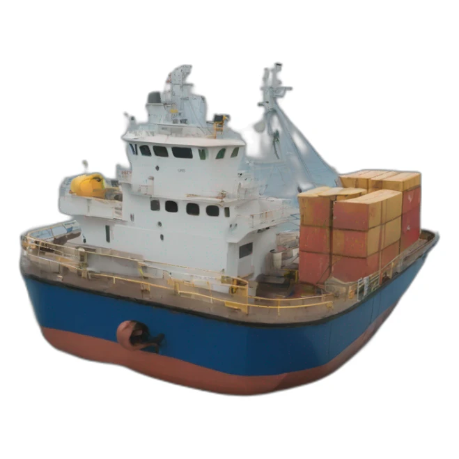 supply boat offshorre sticker