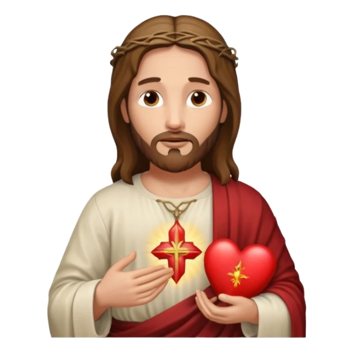 Catholic Sacred heart  sticker