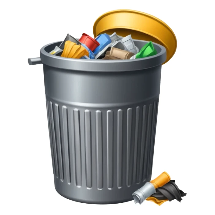 trash can sticker