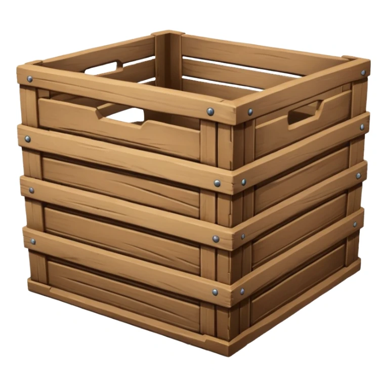 wooden crate sticker