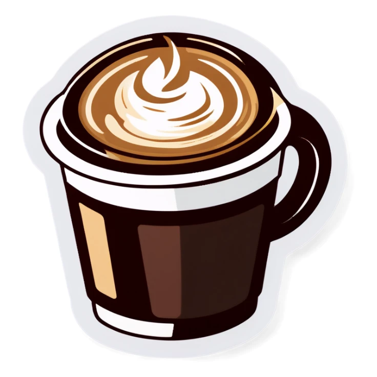 Coffe sticker
