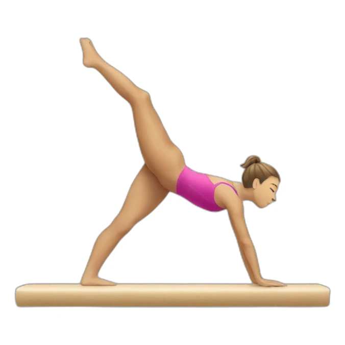 Gymnastique irondel sticker