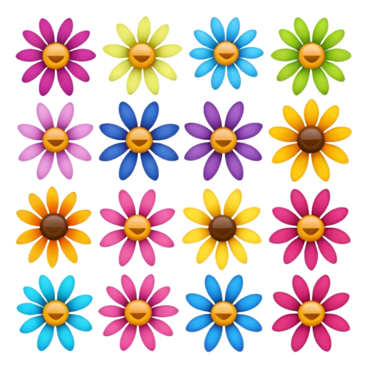 Flowers sticker