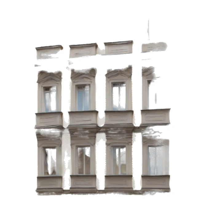 building RADOST in Prague sticker