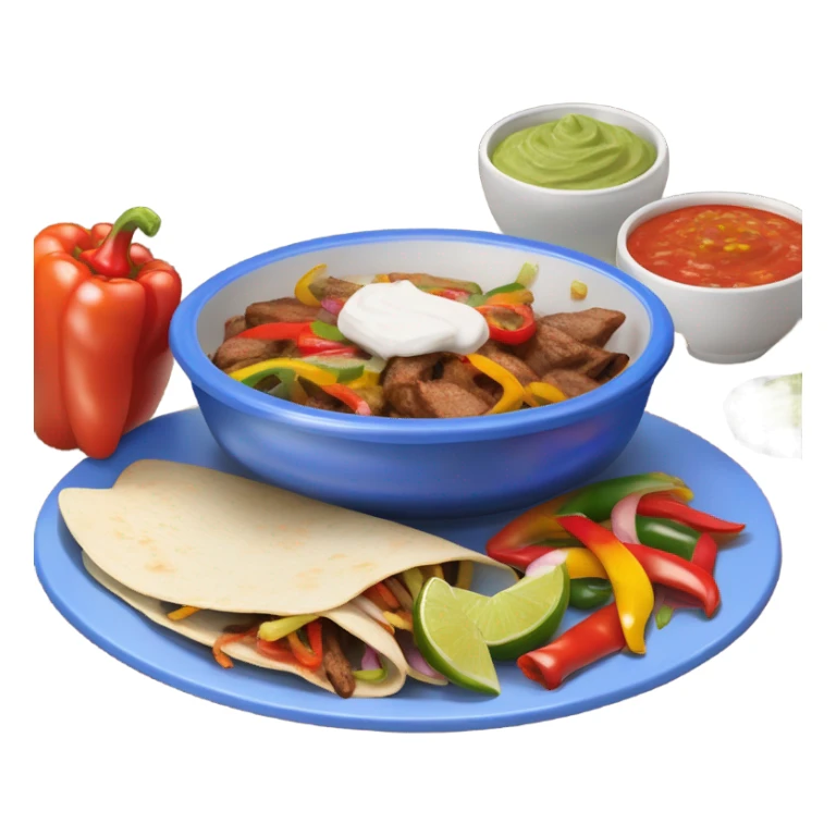 Eating fajitas sticker