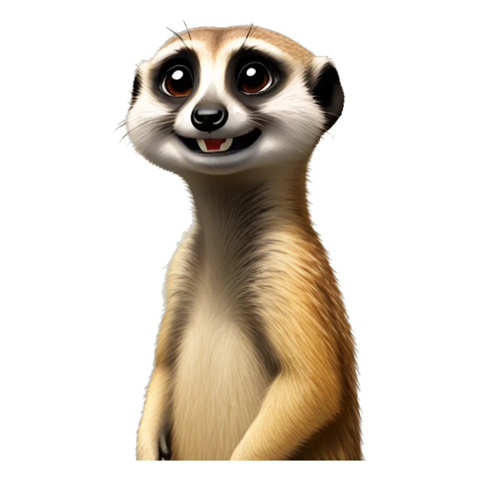 A hungry meerkat sticker