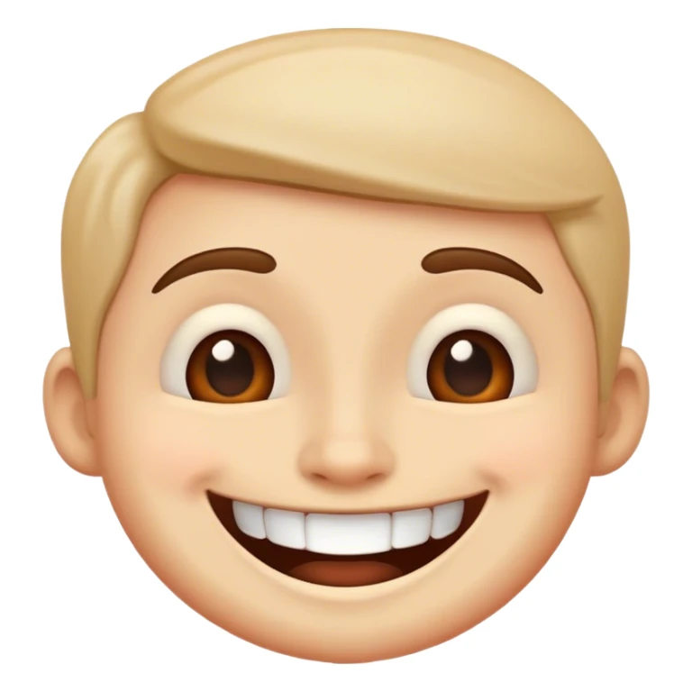 Sorriso maligno e engraçado  sticker