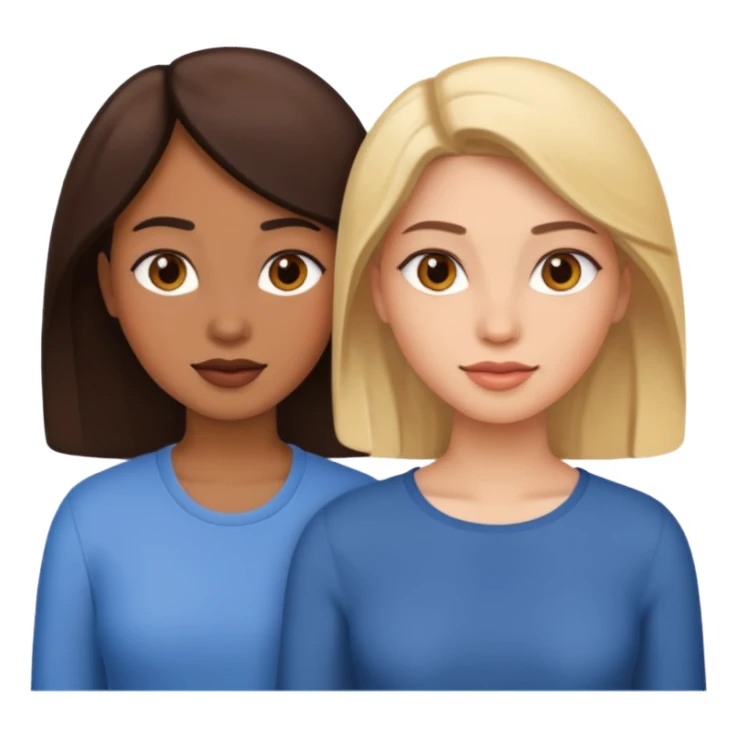 Women's couple sticker