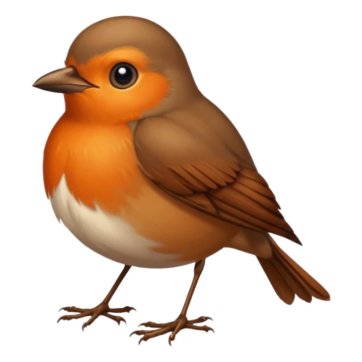 Robin bird emoji sticker