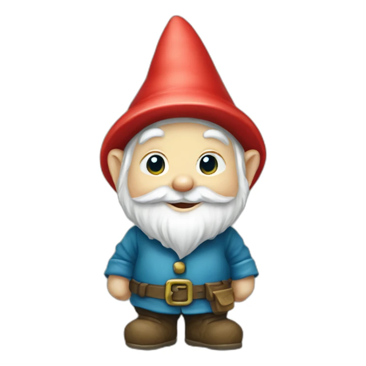cute garden gnome sticker