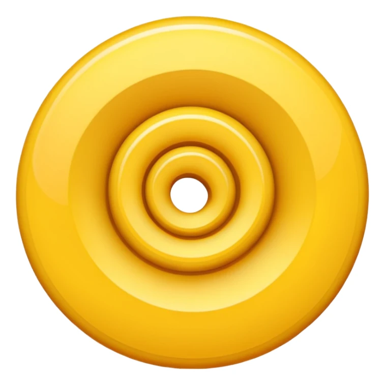 Yellow spiral sticker