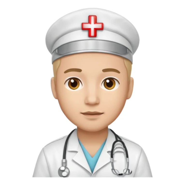 nurse man sticker