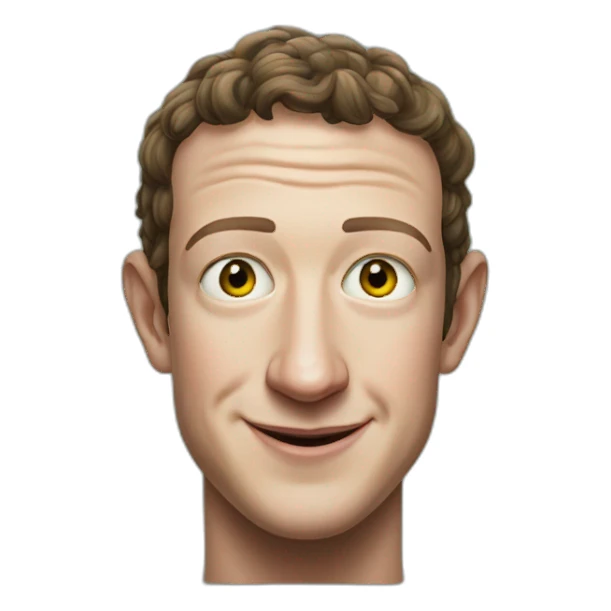 mark zuckerberg reptilian sticker