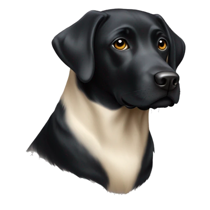 black labrador dog sticker