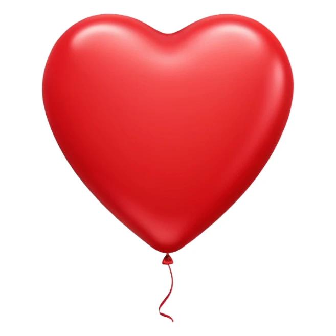 heart balloon sticker