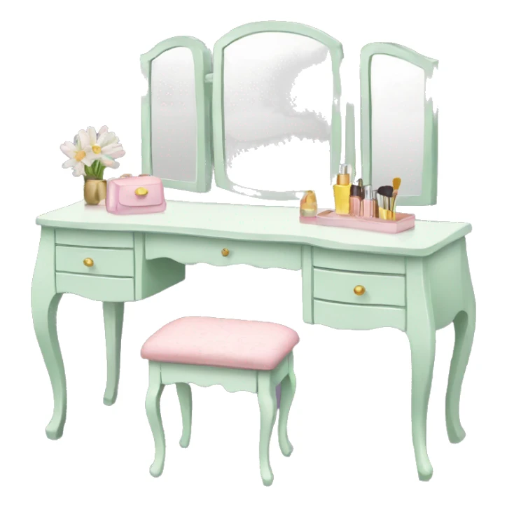 dressing table sticker