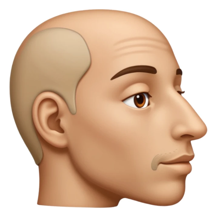 nose from the side sticker