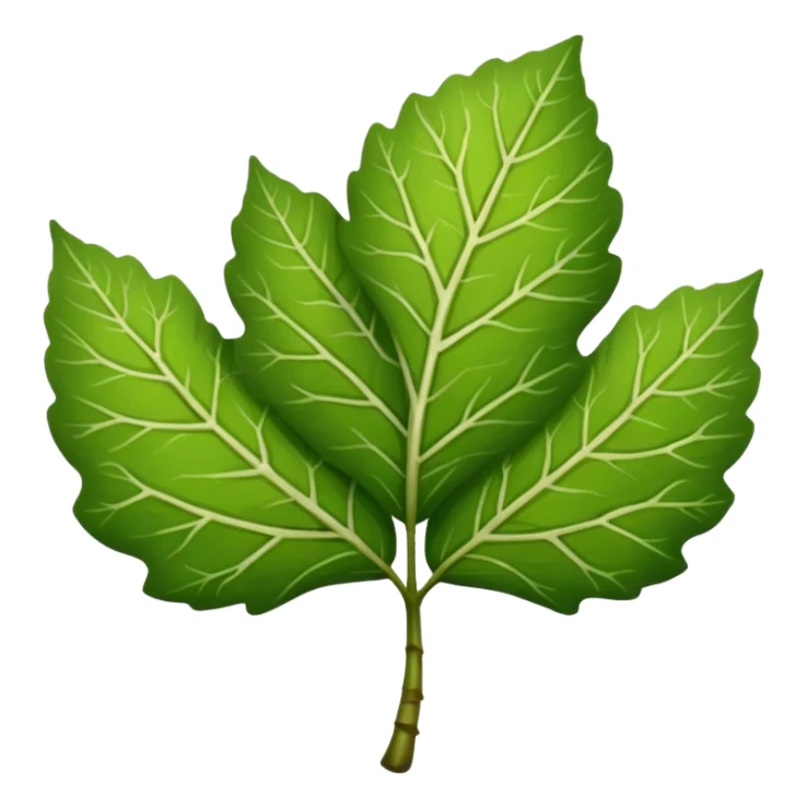 linden tree leaf sticker