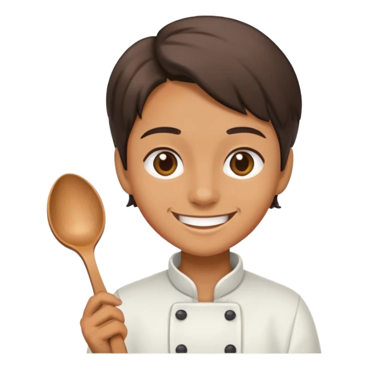 Cook with a spoon sticker