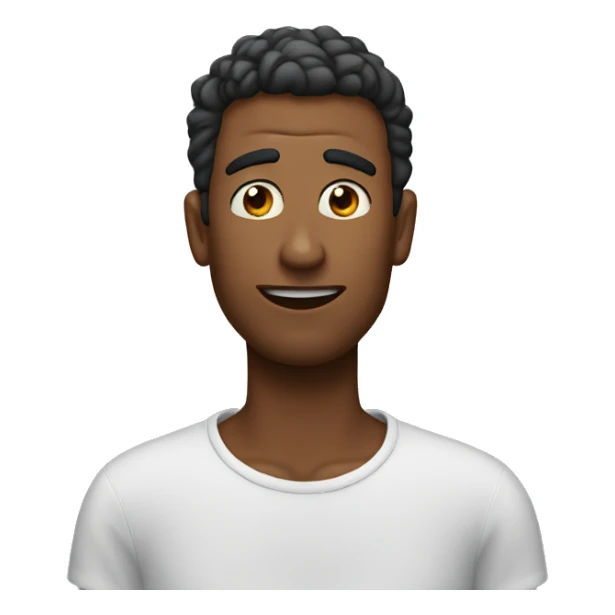 A guy saying I don’t care sticker