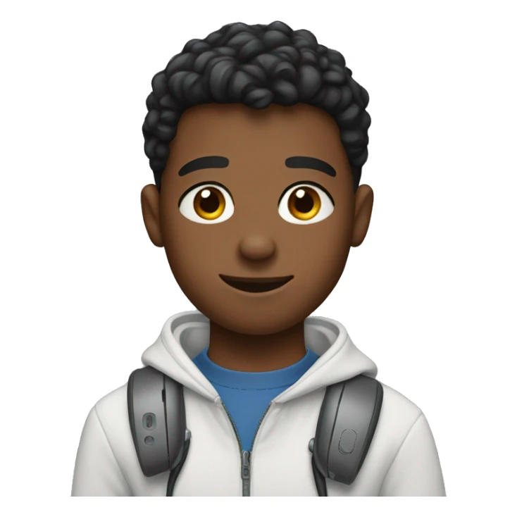 Boy with airpods sticker