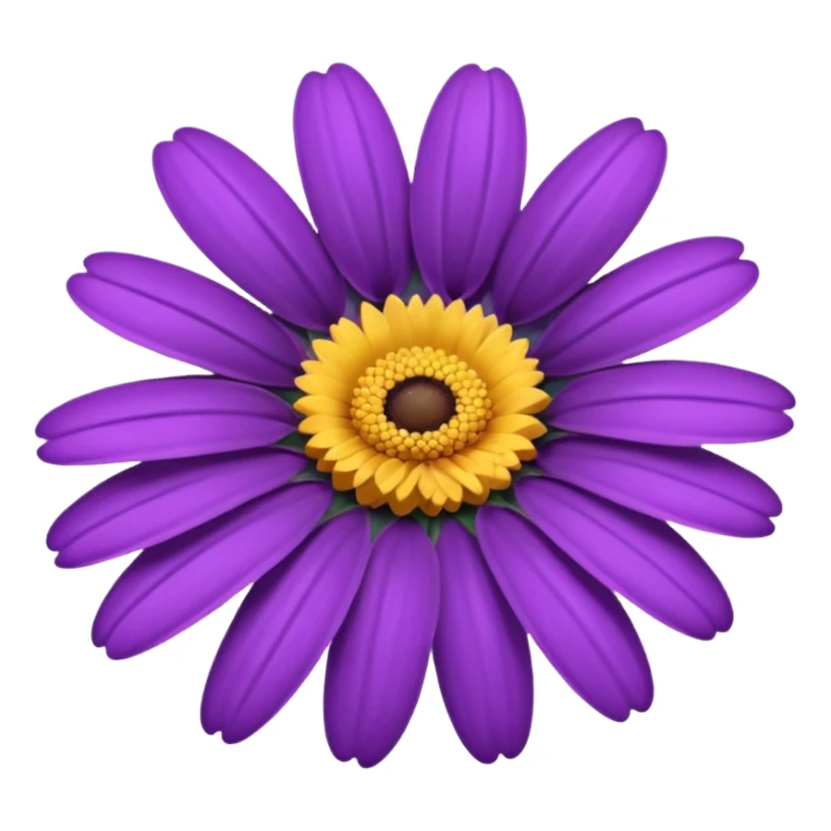 purple daisy flower sticker