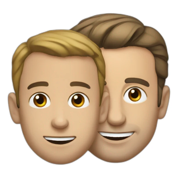 Valentin Demé and Macron sticker