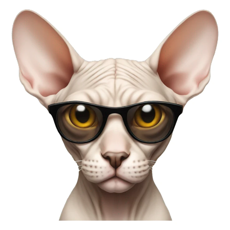 Sphynx with sunglasses sticker