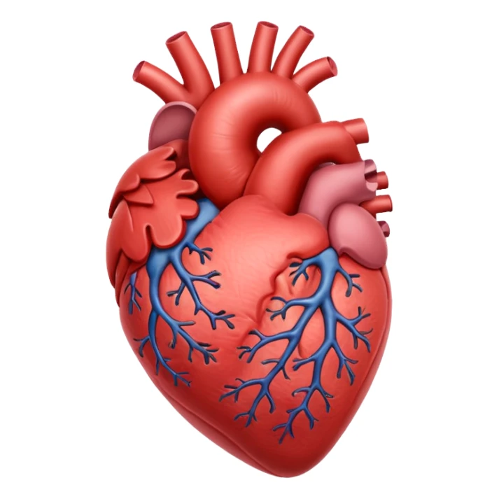 heart organ sticker