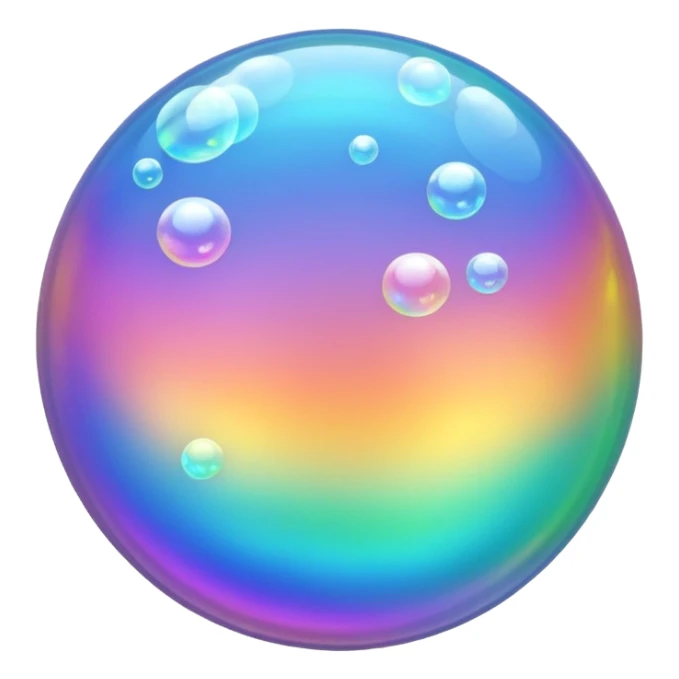 bubbles sticker
