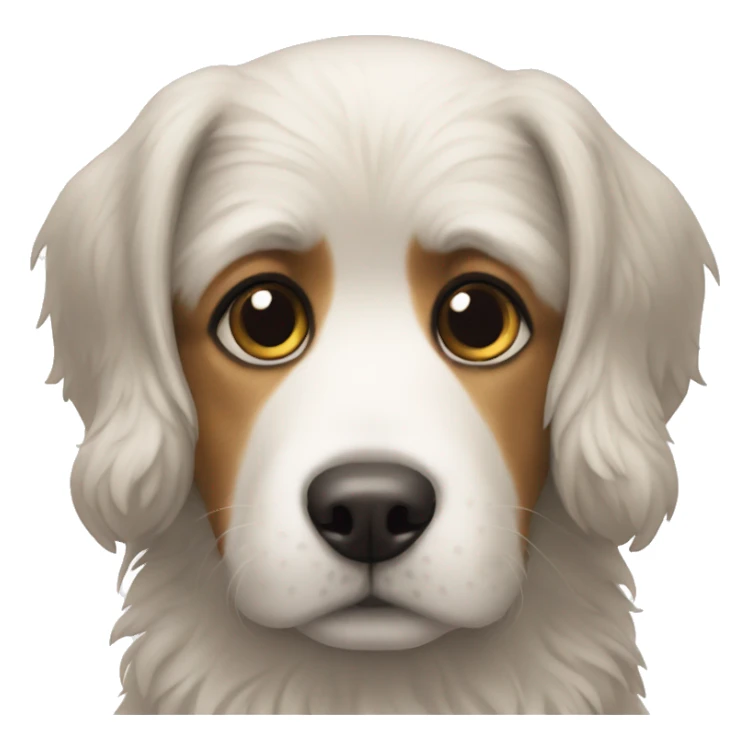 Dog with he dog sticker