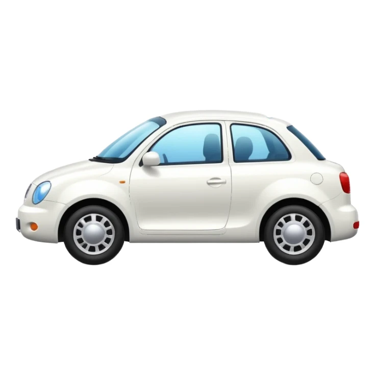 car with soap bubbles and a hand sticker