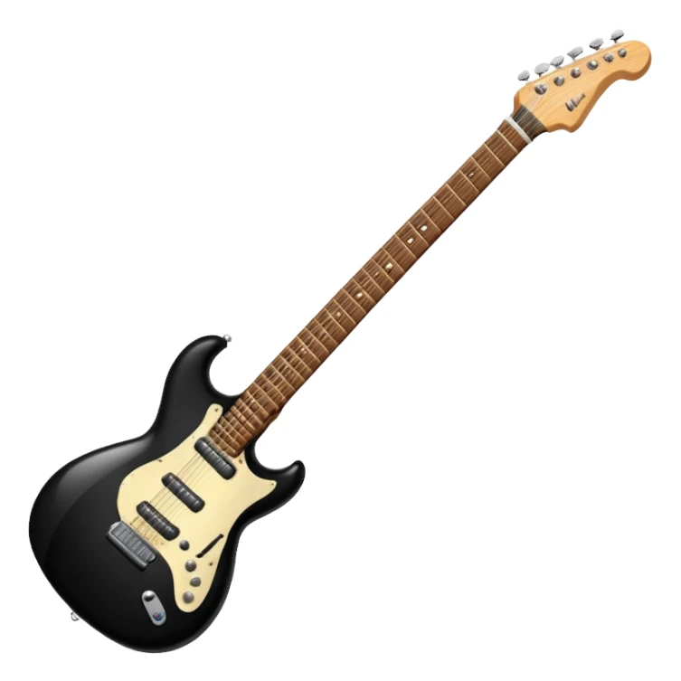 electric guitar sticker