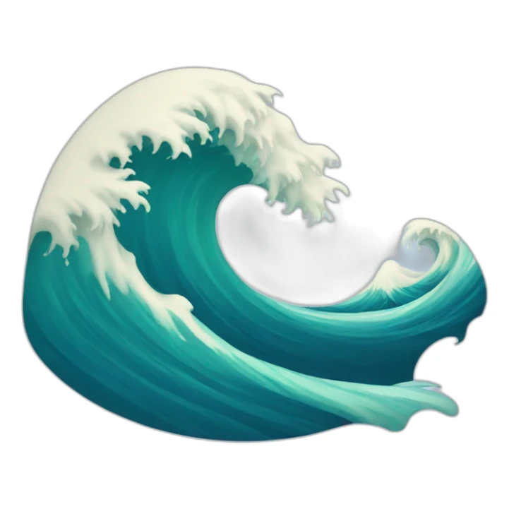 a wave sticker