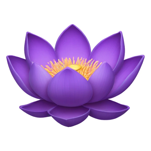 Lotos purple  sticker